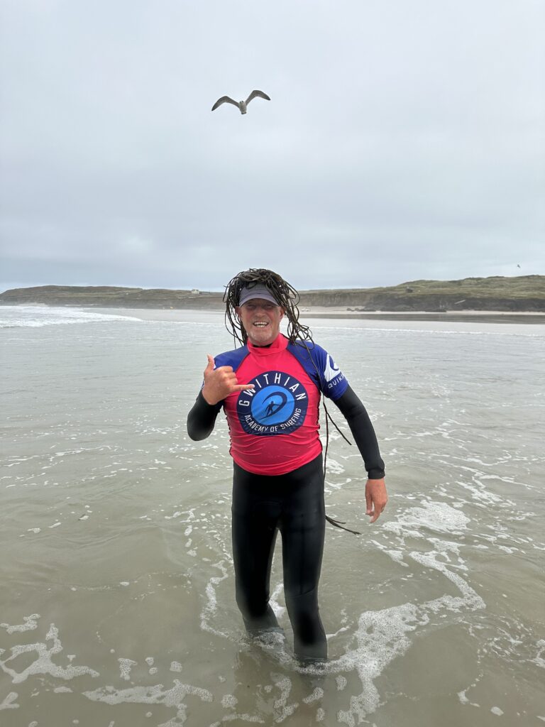 Enjoy a surfing lesson with some of Britains top surf coaches at Gwithian Academy of Surfing - the original Gwithian Surf School.